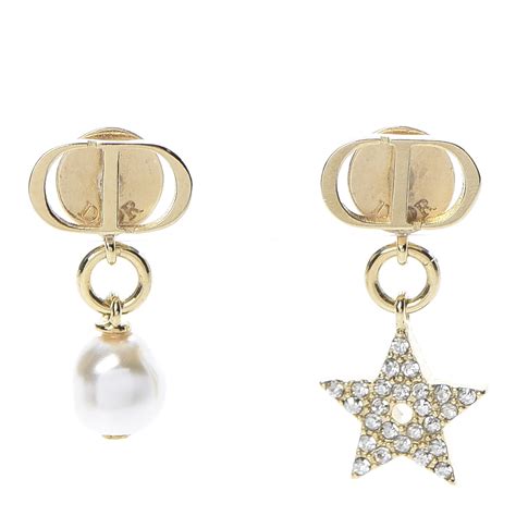 gold christian dior earrings|dior look alike earrings.